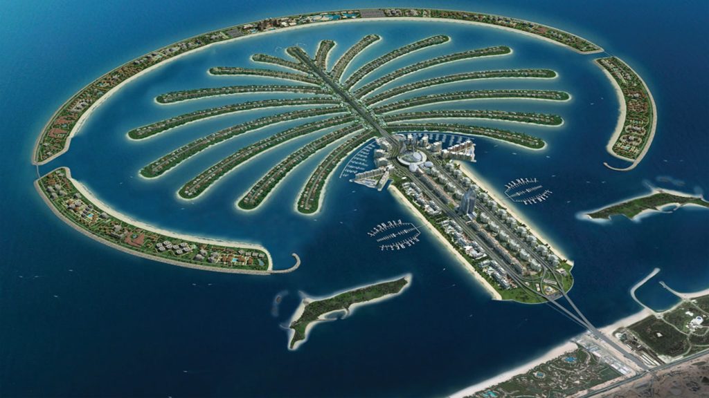 Palm Islands in Dubai